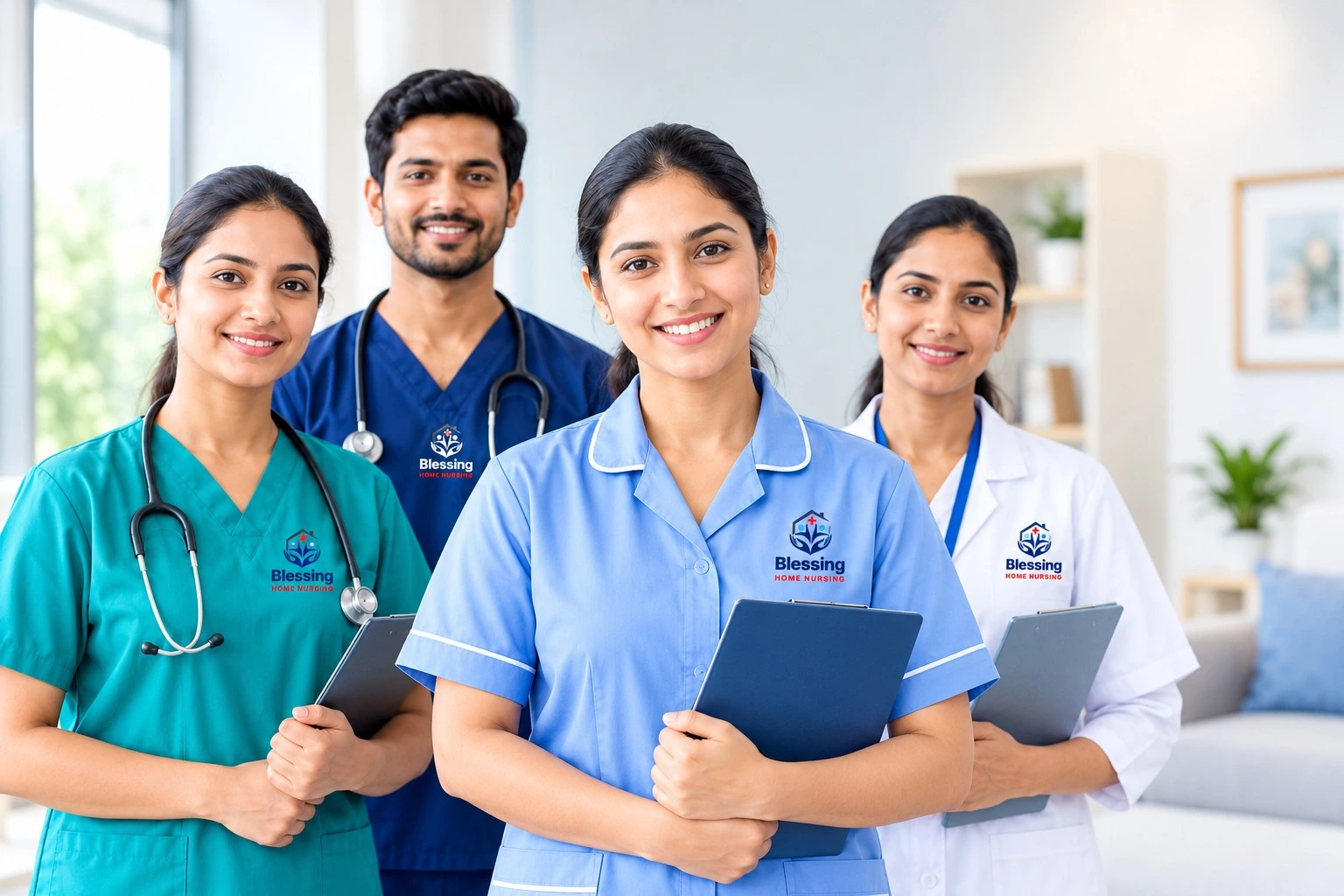 Blessing Home Nursing trained and verified care team